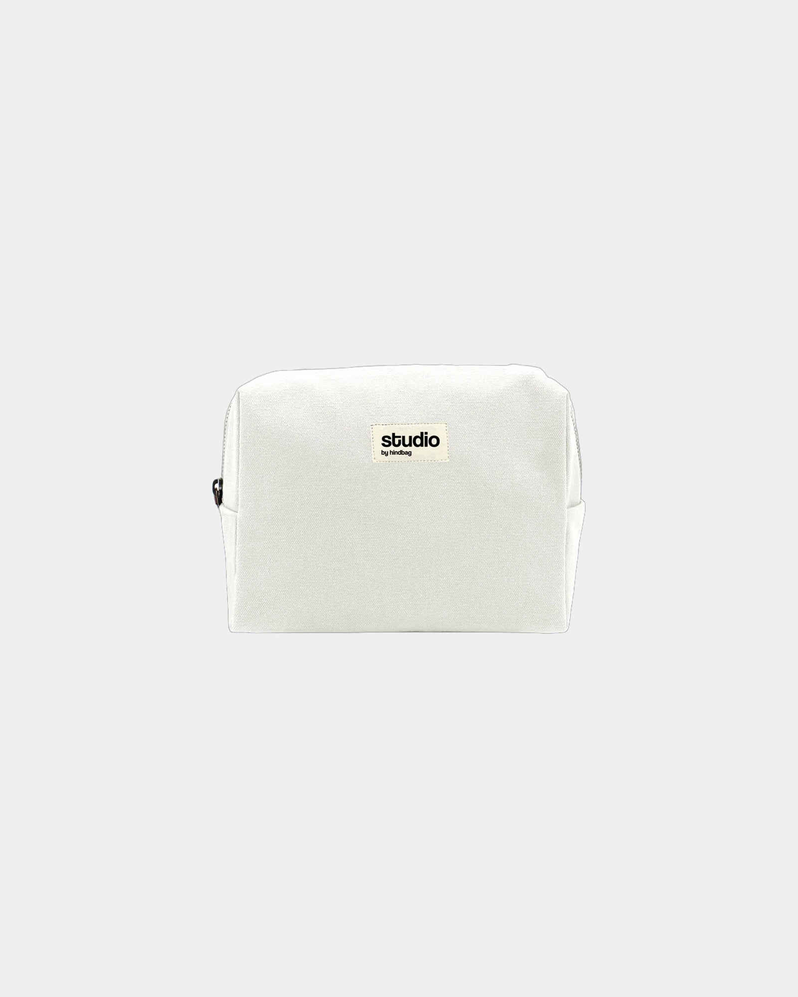 Trousse coton bio GOTS Hindbag Estelle M à personnaliser - Ecru